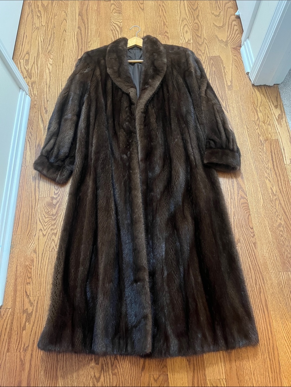 Full Length Mink Fur Coat